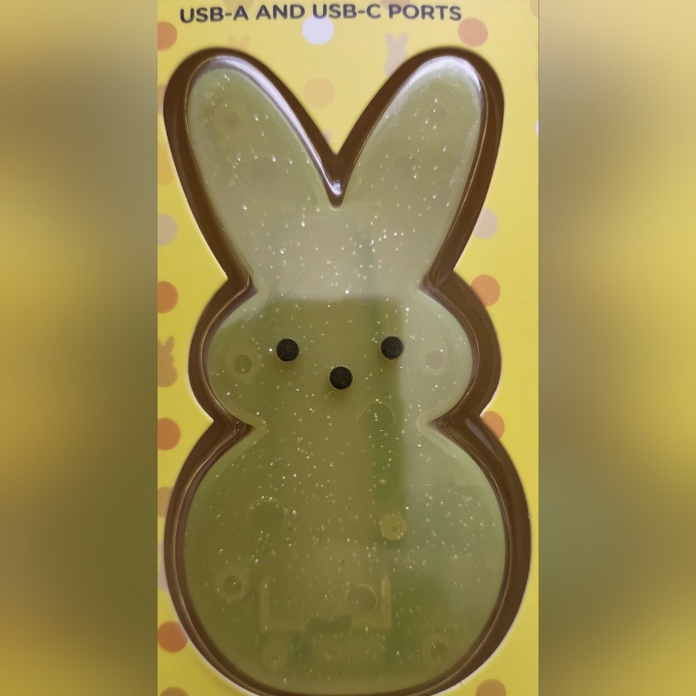 Peeps Yellow Bunny Power Bank - Picture 3 of 3